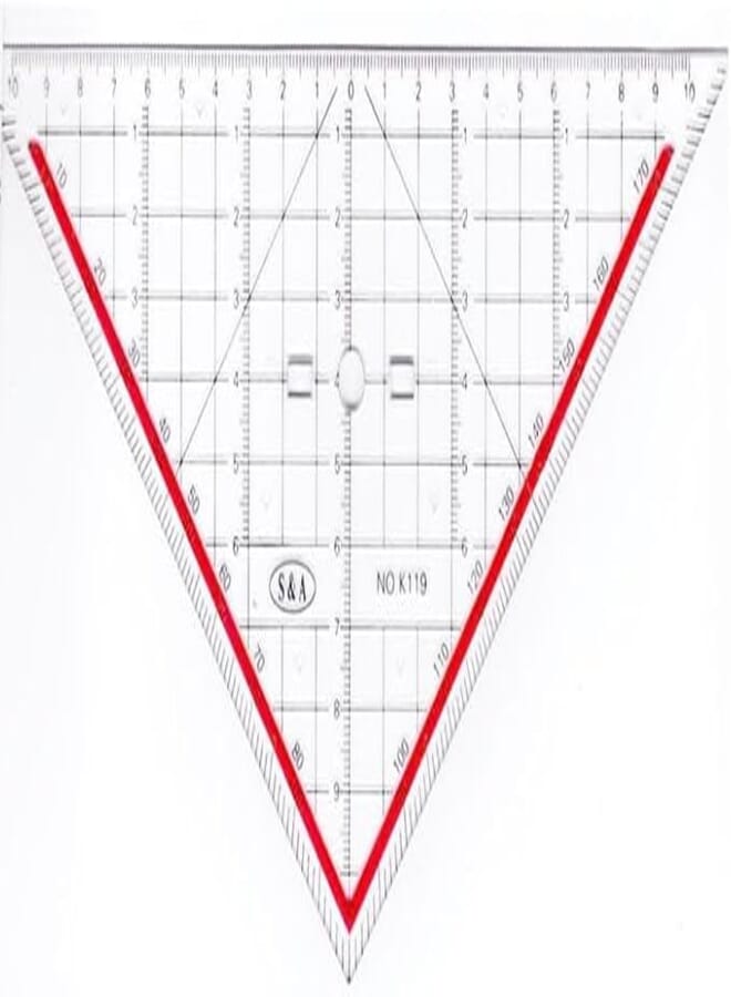 Ati S&A Multifunctional Drawing Instrument Equipped with A Handle, 22.5 cm Size